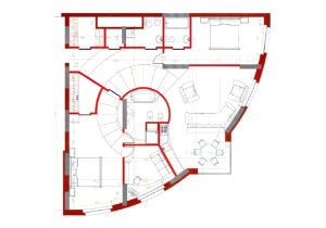 Проект перепланировки квартиры 50 кв.м