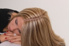 Прикорневое мелирование на длинные волосы
