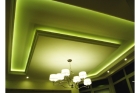 Многоуровневый световой натяжной потолок