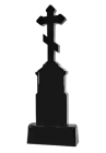 Памятник с крестом из литьевого камня №2