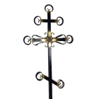 Могильный крест металлический